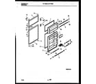 White-Westinghouse RT173MLW2 door parts diagram
