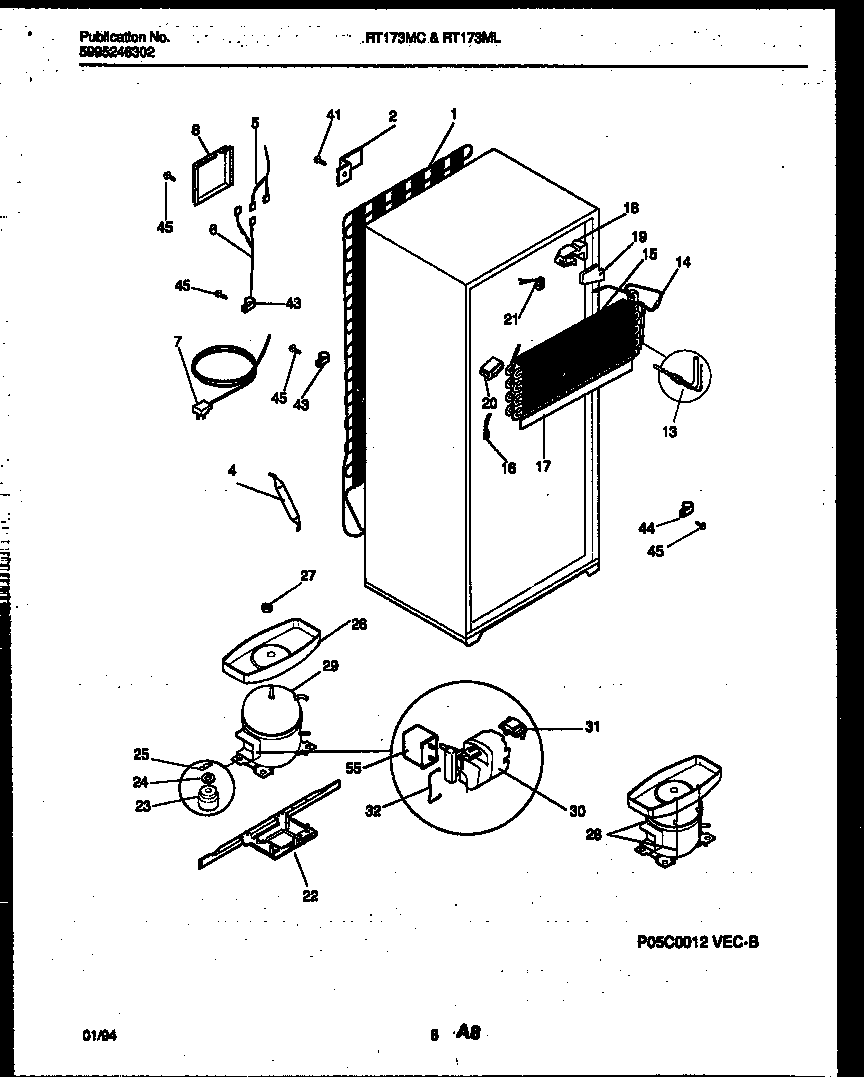 SYSTEM AND AUTOMATIC DEFROST PARTS