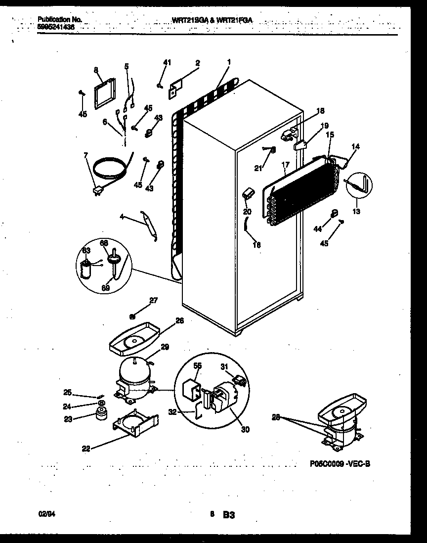 SYSTEM AND AUTOMATIC DEFROST PARTS