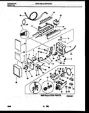 Ice maker and installation parts
