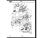 White-Westinghouse RT185NCD2 ice maker and installation parts diagram