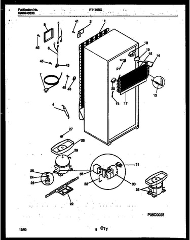 System and automatic defrost parts