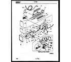 White-Westinghouse RT175SCW1 ice maker and installation parts diagram