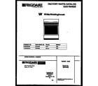 White-Westinghouse GF670RXW4 cover page diagram