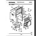 White-Westinghouse WAK087P7V2 cabinet parts diagram