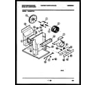 White-Westinghouse WAK087P7V2 electrical and air handling parts diagram