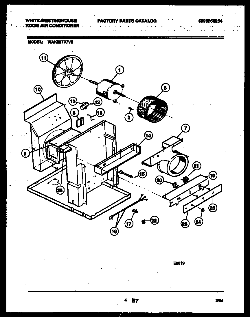 Electrical and air handling parts