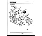White-Westinghouse WAK107P1V2 electrical and air handling parts diagram