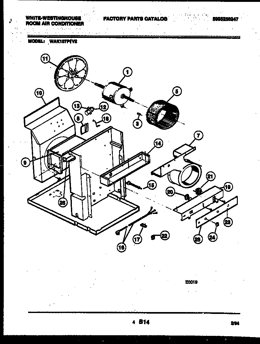 Electrical and air handling parts