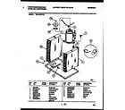 White-Westinghouse WAK107P1V2 compressor parts diagram