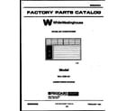 White-Westinghouse WAL123S1A3 front cover diagram