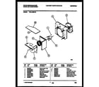 White-Westinghouse WAL123S1A3 air handling parts diagram