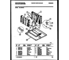 White-Westinghouse WAL123S1A3 system parts diagram