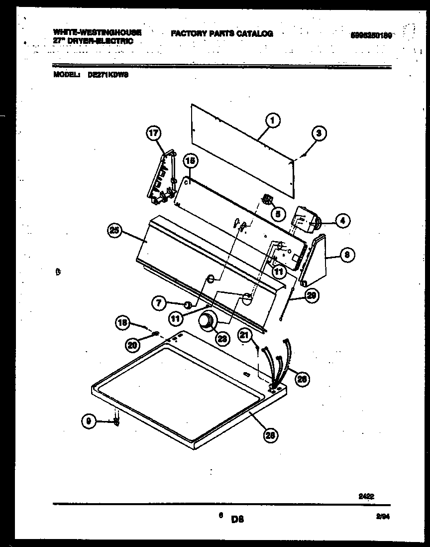 CONSOLE AND CONTROL PARTS