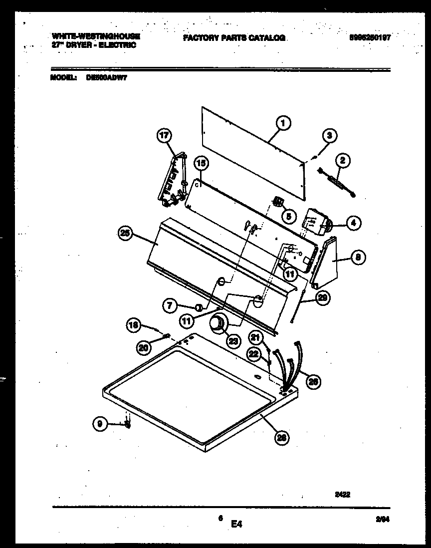 CONSOLE AND CONTROL PARTS