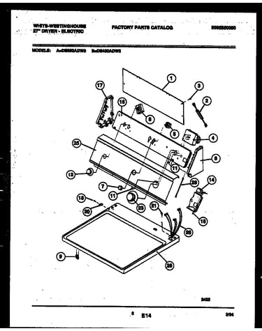 Console and control parts