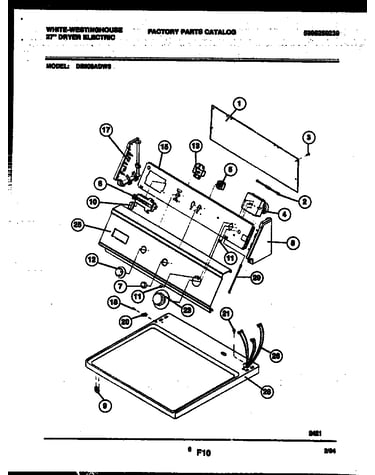 Console and control parts