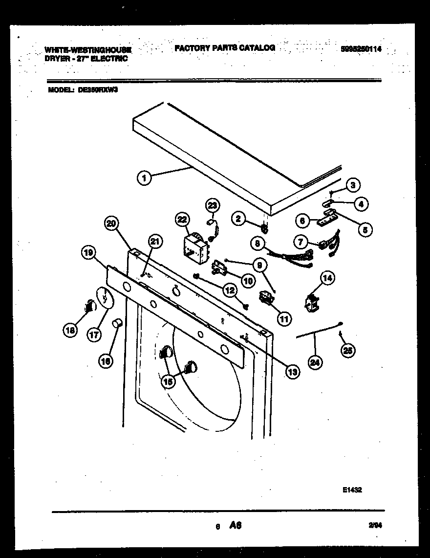 CONSOLE AND CONTROL PARTS