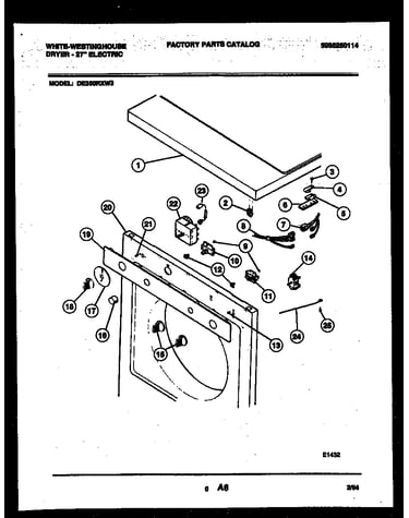 Console and control parts