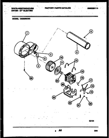 Blower and drive parts