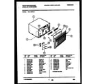 White-Westinghouse WAL103S1A2 cabinet parts diagram