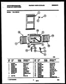 Cabinet and installation parts