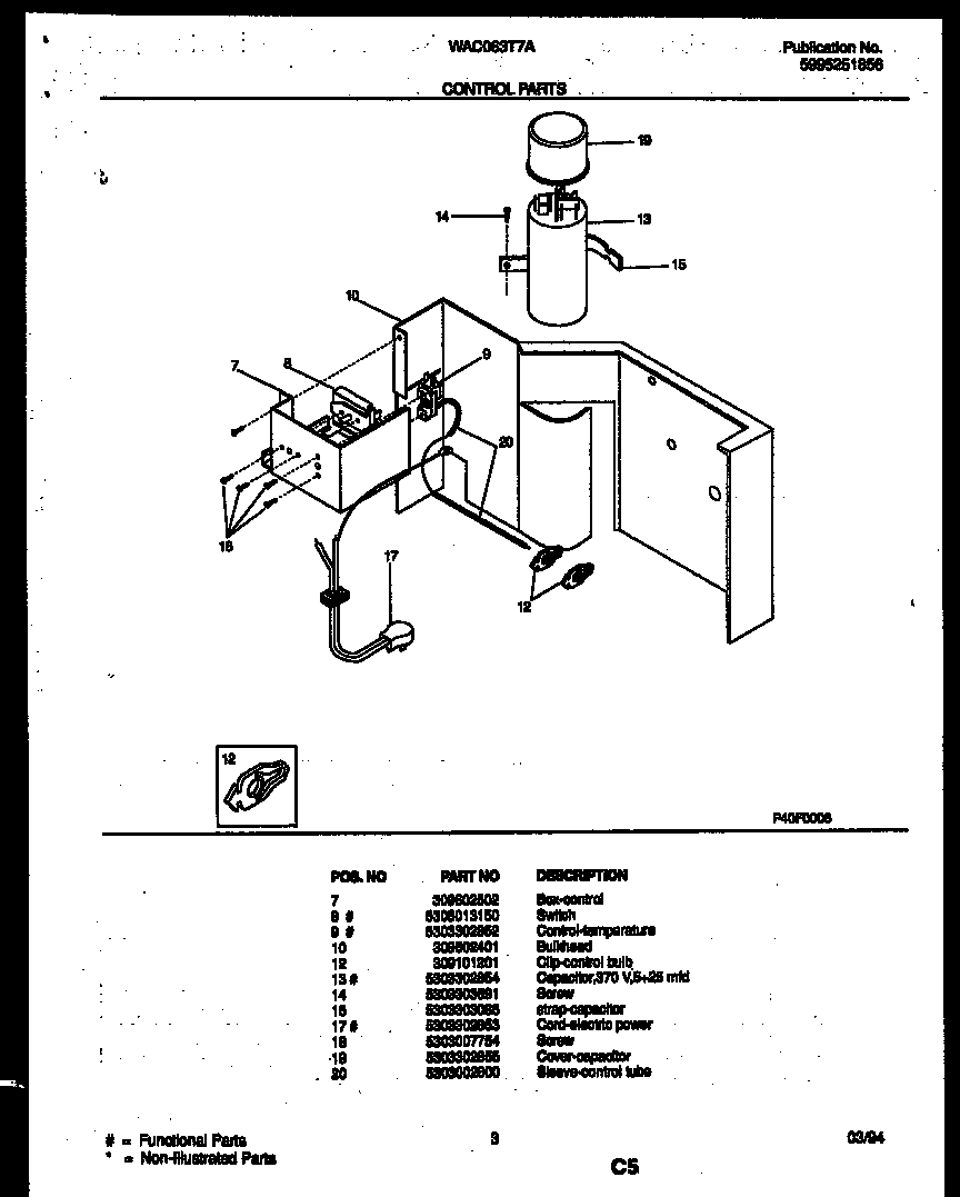 Control parts