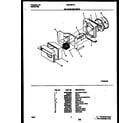 White-Westinghouse WAC063T7A1 air handling parts diagram