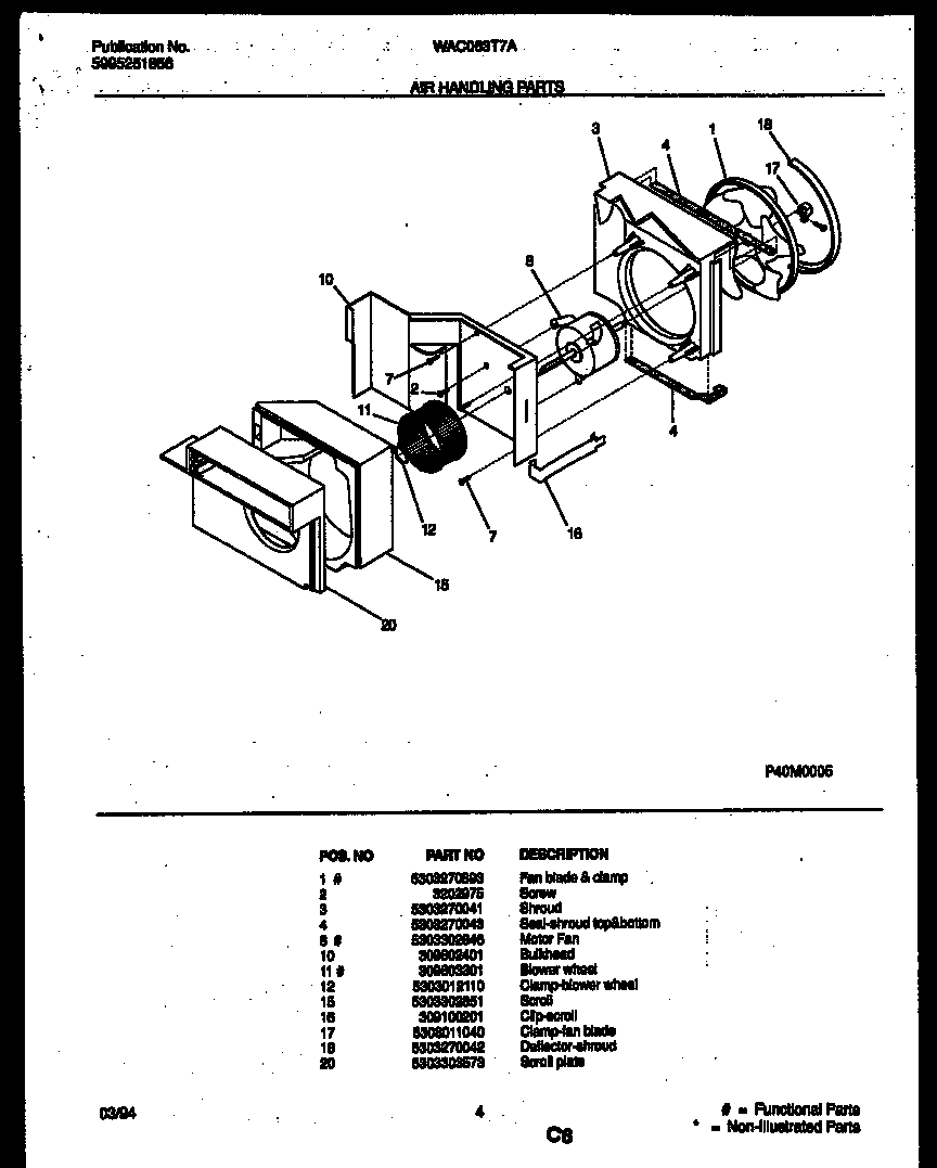 Air handling parts