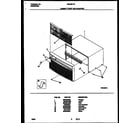 White-Westinghouse WAC051T7Z1 cabinet front and wrapper diagram