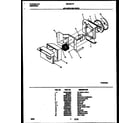 White-Westinghouse WAC051T7Z1 air handling parts diagram