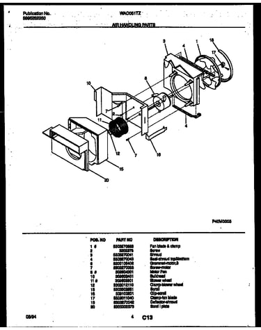 Air handling parts