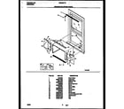 White-Westinghouse WAC051T7Z1 window mounting parts diagram