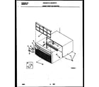 White-Westinghouse WAC053T7A3 cabinet front and wrapper diagram