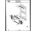 White-Westinghouse WAC053T7A1 window mounting parts diagram