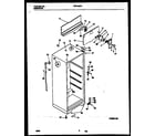 White-Westinghouse PRT134PCW2 cabinet parts diagram
