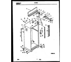 White-Westinghouse RT197MCW2 cabinet parts diagram