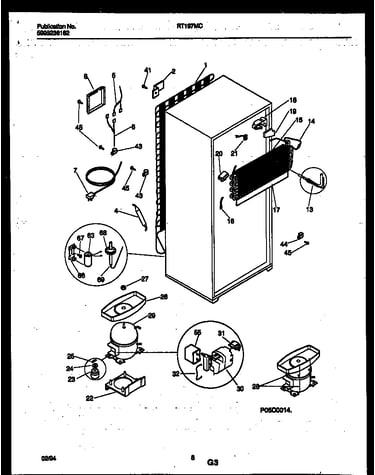 System and automatic defrost parts