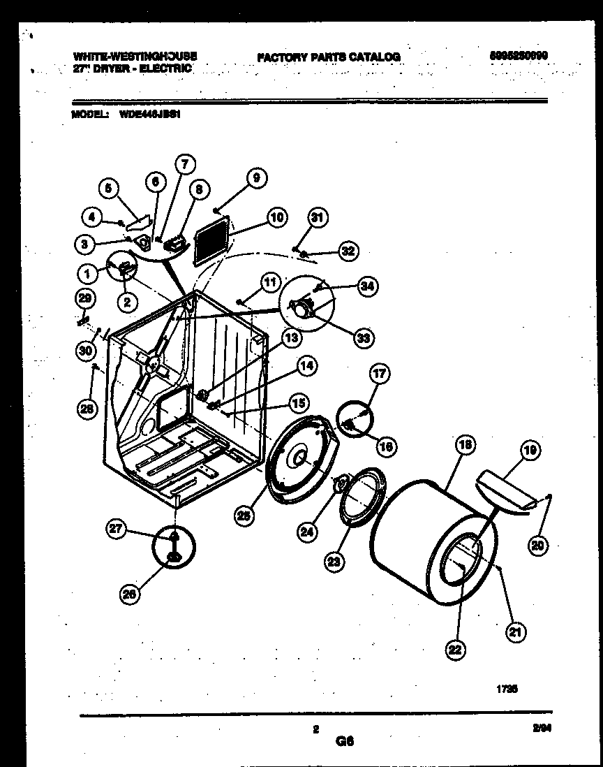 Cabinet and component parts
