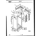 White-Westinghouse WRT21PRAW0 cabinet parts diagram