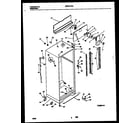 White-Westinghouse WRT21PRAD0 cabinet parts diagram