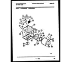 White-Westinghouse WDG436RBW0 cabinet and component parts diagram