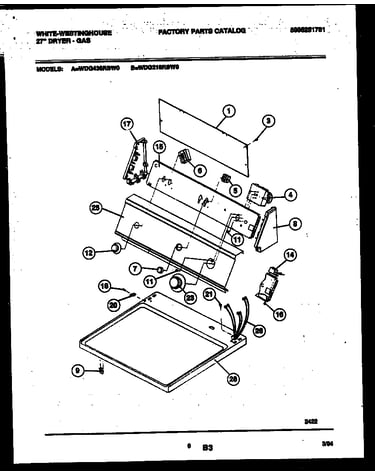Console and control parts