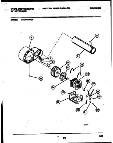 Blower and drive parts