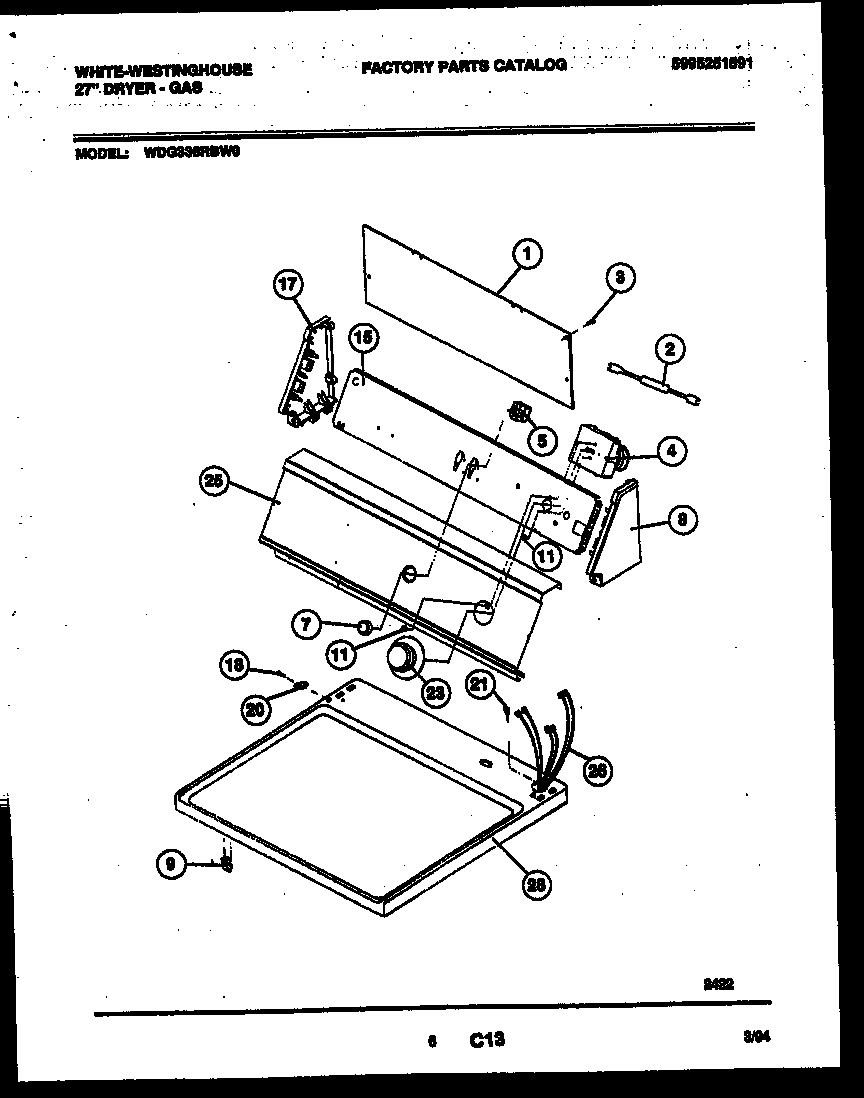 CONSOLE AND CONTROL PARTS