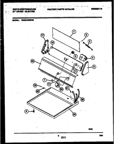 Console and control parts