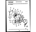 White-Westinghouse WDE336RBW0 door parts diagram
