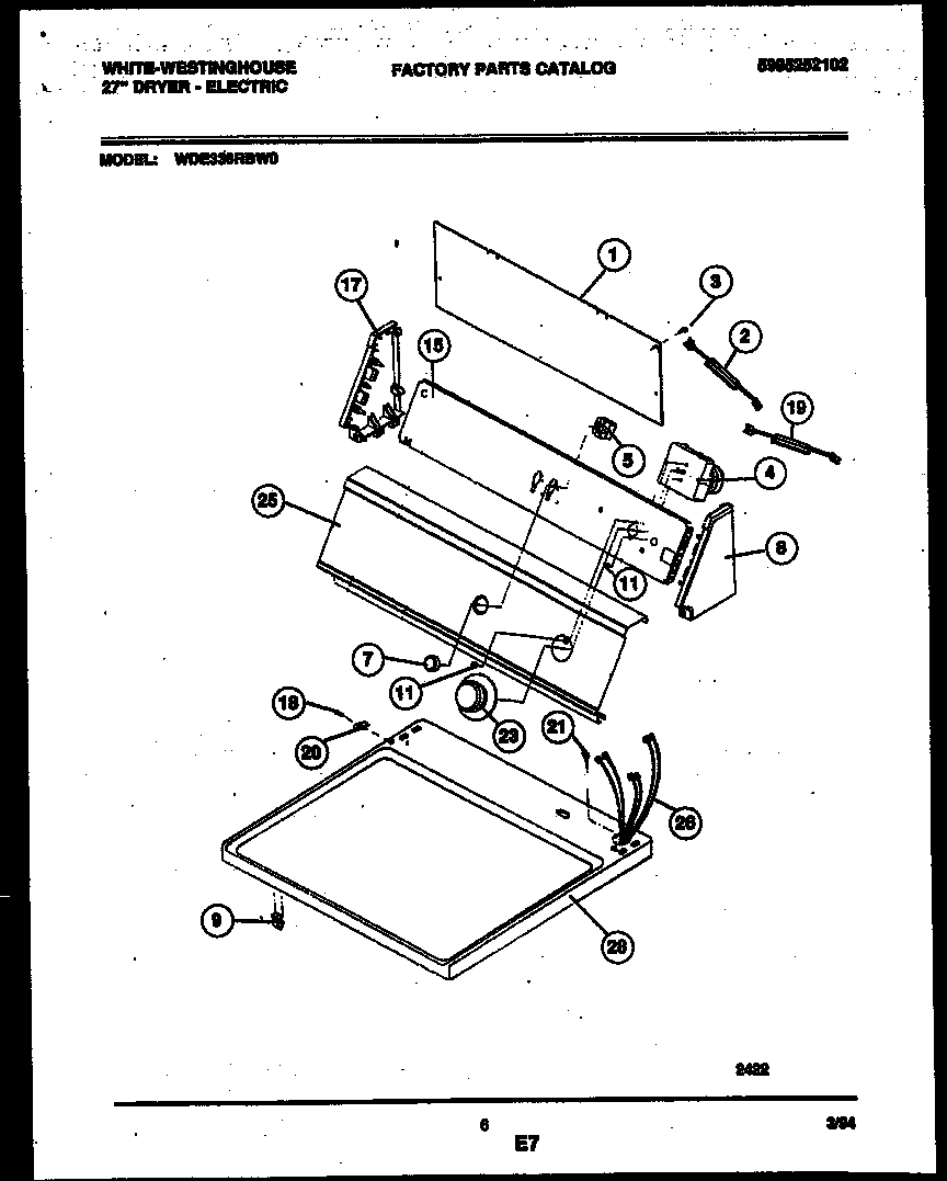 Console and control parts