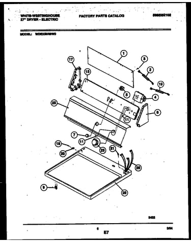 Console and control parts