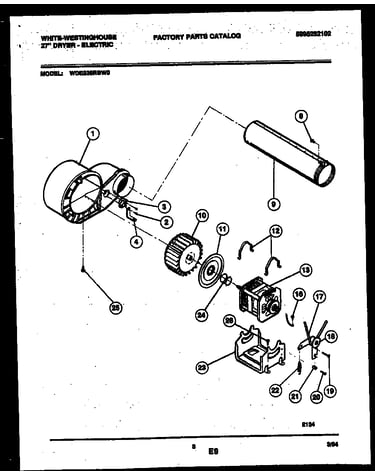 Blower and drive parts